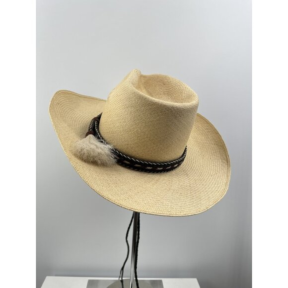 O’farrell Vintage Western Pinched Crown Hat Size 7-5/8 - Picture 1 of 16